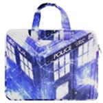 Tardis Doctor Who Blue Travel Machine MacBook Pro 13  Double Pocket Laptop Bag