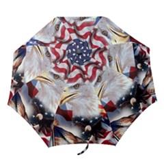 United States Of America Images Independence Day Folding Umbrellas by Ket1n9
