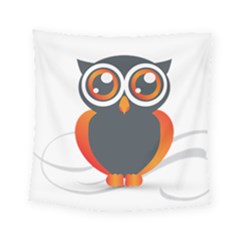 Owl Logo Square Tapestry (small) by Ket1n9