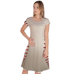 Baseball Classic Short Sleeve Dress by Ket1n9