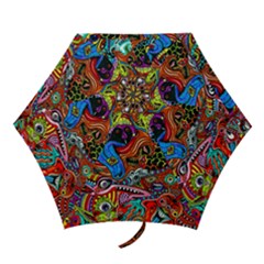 Art Color Dark Detail Monsters Psychedelic Mini Folding Umbrellas by Ket1n9