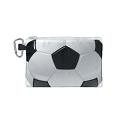 Soccer Ball Canvas Cosmetic Bag (small) by Ket1n9