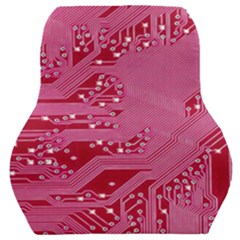 Pink Circuit Pattern Car Seat Back Cushion  by Ket1n9