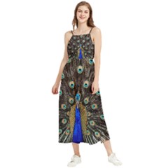 Peacock Boho Sleeveless Summer Dress by Ket1n9