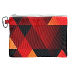 Abstract Triangle Wallpaper Canvas Cosmetic Bag (xl) by Ket1n9
