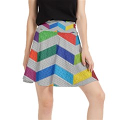Charming Chevrons Quilt Waistband Skirt by Ket1n9