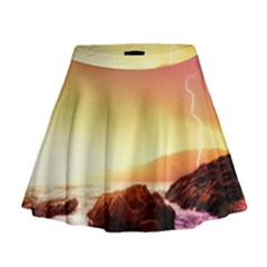 California Sea Ocean Pacific Mini Flare Skirt by Ket1n9