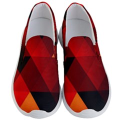 Abstract Triangle Wallpaper Men s Lightweight Slip Ons by Ket1n9