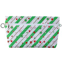 Christmas Paper Stars Pattern Texture Background Colorful Colors Seamless Handbag Organizer by Ket1n9