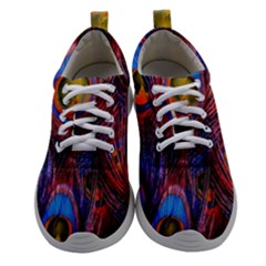 Pretty Peacock Feather Women Athletic Shoes by Ket1n9