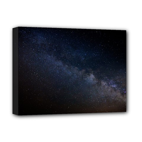 Cosmos Dark Hd Wallpaper Milky Way Deluxe Canvas 16  X 12  (stretched)  by Ket1n9