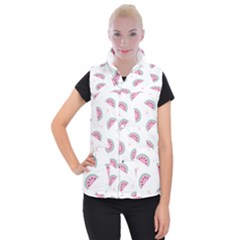 Watermelon Wallpapers  Creative Illustration And Patterns Women s Button Up Vest by Ket1n9
