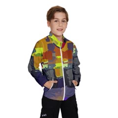 Abstract Vibrant Colour Kids  Windbreaker by Ket1n9