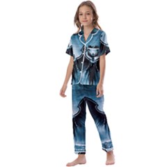 Rising Angel Fantasy Kids  Satin Short Sleeve Pajamas Set by Ket1n9