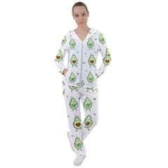 Cute Seamless Pattern With Avocado Lovers Women s Tracksuit by Ket1n9