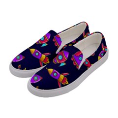 Space Patterns Women s Canvas Slip Ons by Hannah976
