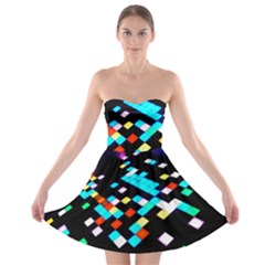 Dance Floor Strapless Bra Top Dress by Hannah976