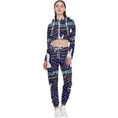 Experience Feeling Clothing Self Cropped Zip Up Lounge Set