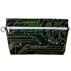 Circuits Circuit Board Yelow Handbag Organizer by Ndabl3x