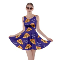 Navy Pizza Skater Dress