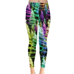 Colorful Joy Christmas Tree Lights Double Sided Leggings  by CoolDesigns