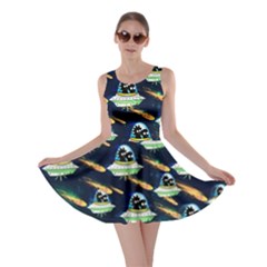 Travel In Space Frizzle Letter 2 Skater Dress