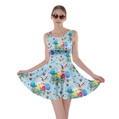 Light Blue Rabbit Skater Dress by CoolDesigns