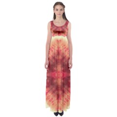 Pink Tie Dye 2 Empire Waist Maxi Dress by CoolDesigns