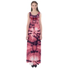 Magenta Tie Dye 2 Empire Waist Maxi Dress by CoolDesigns