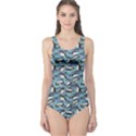 Penguin In Sea One Piece Swimsuit View1