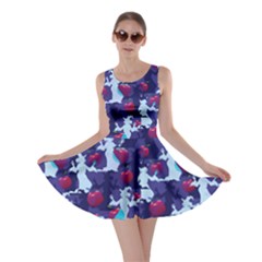 Apple Indigo Witches Silhouettes Skater Dress by CoolDesigns