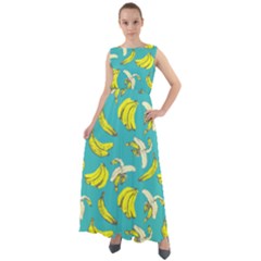 Mint Banana Chiffon Mesh Maxi Dress by CoolDesigns