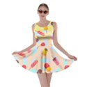 Cool Ice Pink Lollipop Candy Macaroon Cupcake Donut Skater Dress View1