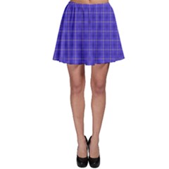 Purple Tartan Skater Skirt by CoolDesigns
