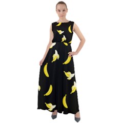 Dark Banana Chiffon Mesh Maxi Dress by CoolDesigns