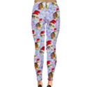 Adorable Kitty Cats Violet Xmas Lights Leggings View2