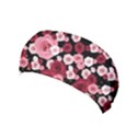 Roses Floral Light Pink & Red Yoga Headbands View1