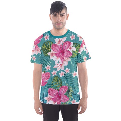 Turquoise Hawaii Men s Sport Mesh Tee by CoolDesigns