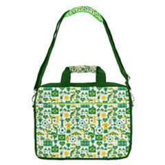 Green Brazil Country Foodball Shirts Flags Pattern 13  Shoulder Laptop Bag  by CoolDesigns