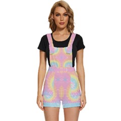 Cute Rainbow Tie Dye Short Overalls by CoolDesigns