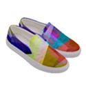 Colorful Abstract Design Womens Slip Ons View3