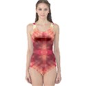 Pink Tie Dye 2 One Piece Swimsuit View1