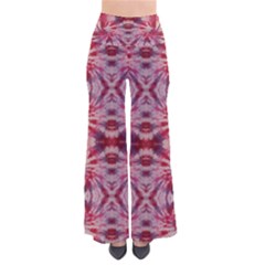 Red Tie Dye Palazzo Pants by CoolDesigns