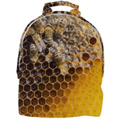 Honeycomb With Bees Mini Full Print Backpack by Bedest