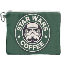 Stormtrooper Coffee Canvas Cosmetic Bag (xxxl) by Cendanart
