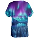 Lake Aurora Borealis Women s Oversized T-Shirt View2