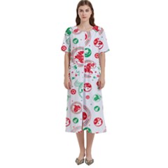 Christmas-texture-mapping-pattern-christmas-pattern-1bb24435f024a2a0b338c323e4cb4c29 Women s Cotton Short Sleeve Night Gown