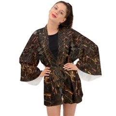 Cube Forma Glow 3d Volume Long Sleeve Kimono by Bedest