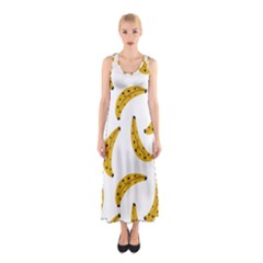 Banana Fruit Yellow Summer Sleeveless Maxi Dress