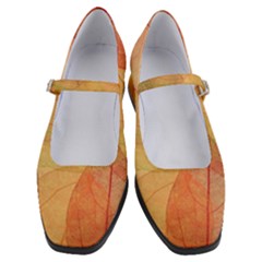 Leaves Patterns Colorful Leaf Pattern Women s Mary Jane Shoes by Cemarart